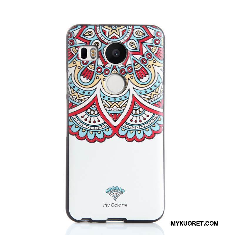 Kuori Lg Nexus 5x Pehmeä Neste Puhelimen Kuoret Keltainen, Kotelo Lg Nexus 5x Kohokuviointi Murtumaton