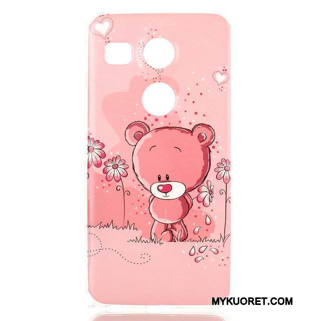 Kuori Lg Nexus 5x Pu Puhelimen Kuoret, Kotelo Lg Nexus 5x Musta