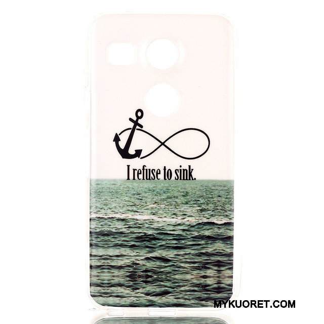 Kuori Lg Nexus 5x Pu Puhelimen Kuoret, Kotelo Lg Nexus 5x Musta