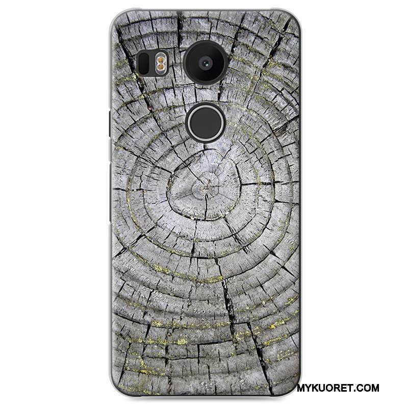 Kuori Lg Nexus 5x Puulajit Läpinäkyvä Trendi, Kotelo Lg Nexus 5x Kova Puhelimen Kuoret