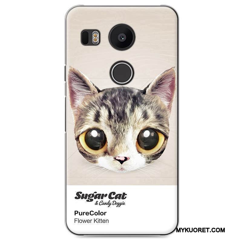 Kuori Lg Nexus 5x Sarjakuva Kova Murtumaton, Kotelo Lg Nexus 5x Sininen Puhelimen Kuoret