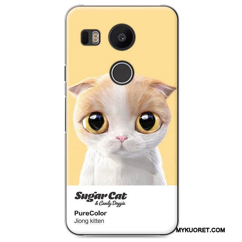 Kuori Lg Nexus 5x Sarjakuva Kova Murtumaton, Kotelo Lg Nexus 5x Sininen Puhelimen Kuoret