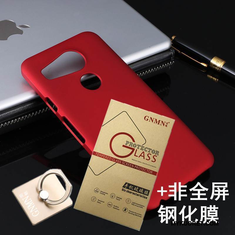 Kuori Lg Nexus 5x Suojaus Puhelimen Kuoret Pesty Suede, Kotelo Lg Nexus 5x Kova Punainen