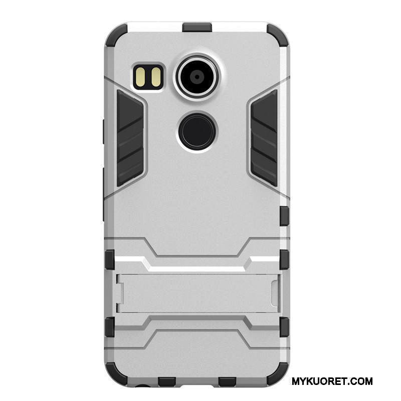 Kuori Lg Nexus 5x Tuki Punainen Puhelimen Kuoret, Kotelo Lg Nexus 5x Suojaus Kova Murtumaton