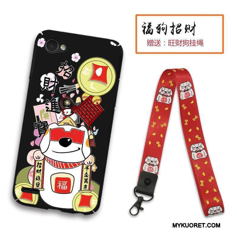 Kuori Lg Q6 Laukut Pesty Suede Ihana, Kotelo Lg Q6 Sarjakuva Persoonallisuus Ripustettavat Koristeet