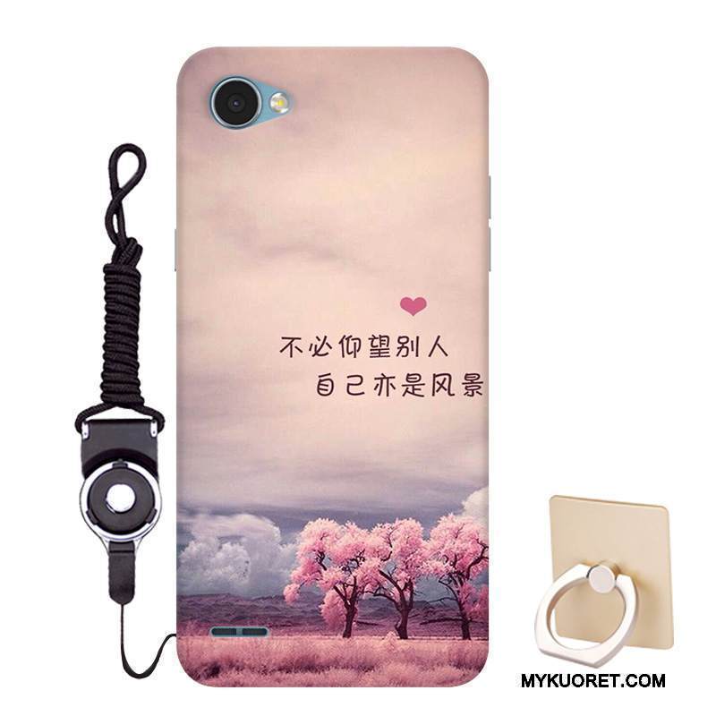 Kuori Lg Q6 Pehmeä Neste Malli Puhelimen Kuoret, Kotelo Lg Q6 Suojaus Valkoinen Muokata