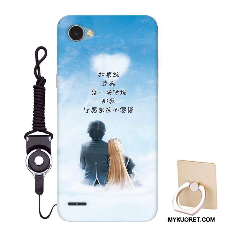 Kuori Lg Q6 Pehmeä Neste Malli Puhelimen Kuoret, Kotelo Lg Q6 Suojaus Valkoinen Muokata