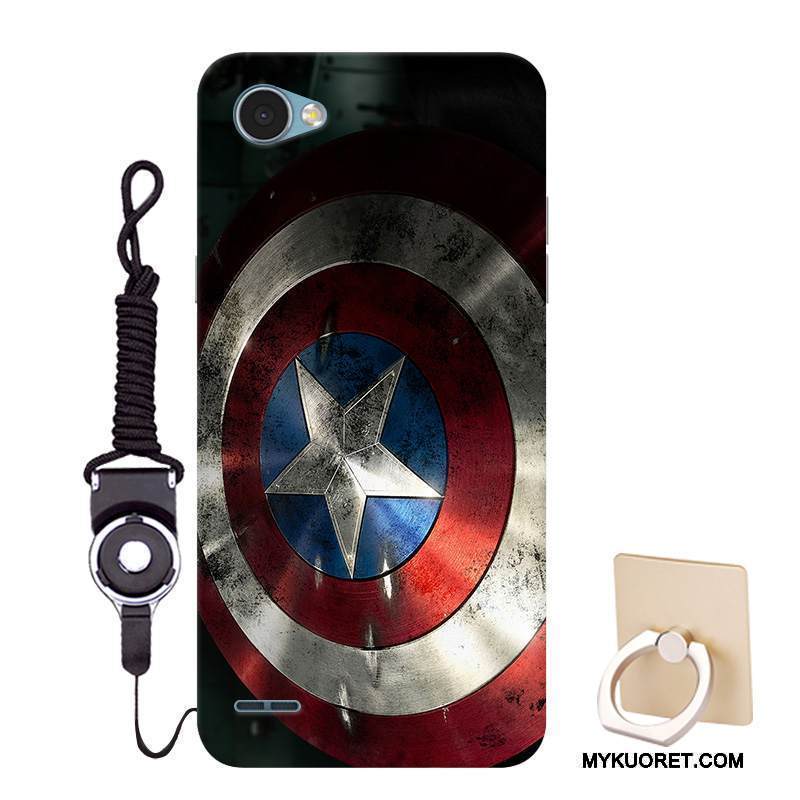 Kuori Lg Q6 Pehmeä Neste Malli Puhelimen Kuoret, Kotelo Lg Q6 Suojaus Valkoinen Muokata