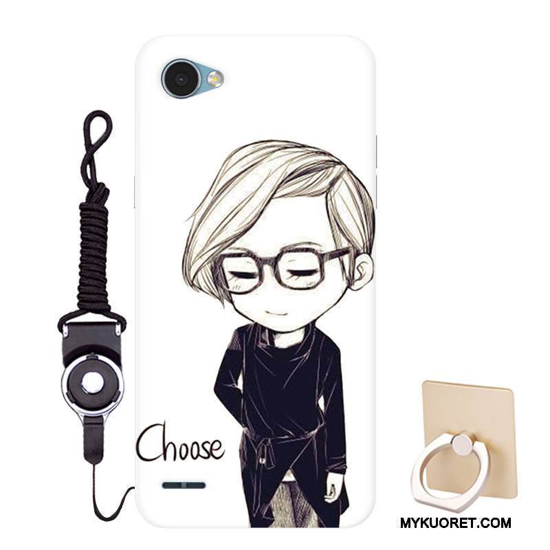 Kuori Lg Q6 Pehmeä Neste Malli Puhelimen Kuoret, Kotelo Lg Q6 Suojaus Valkoinen Muokata