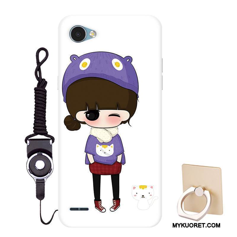 Kuori Lg Q6 Pehmeä Neste Malli Puhelimen Kuoret, Kotelo Lg Q6 Suojaus Valkoinen Muokata