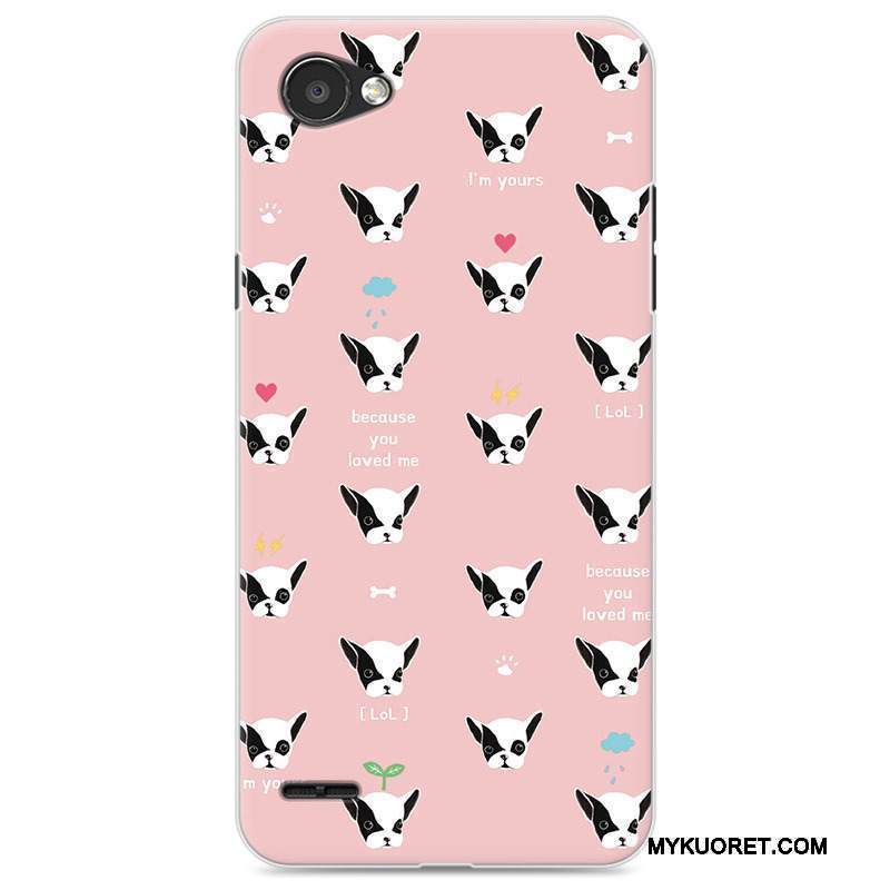 Kuori Lg Q6 Pehmeä Neste Sininen Trendi, Kotelo Lg Q6 Luova Puhelimen Kuoret Murtumaton