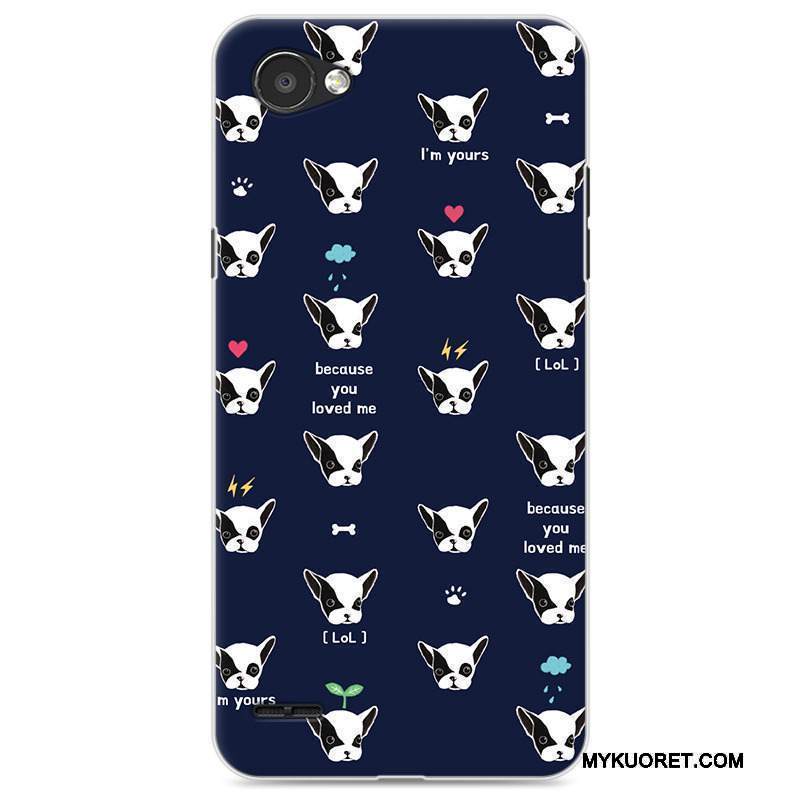 Kuori Lg Q6 Pehmeä Neste Sininen Trendi, Kotelo Lg Q6 Luova Puhelimen Kuoret Murtumaton