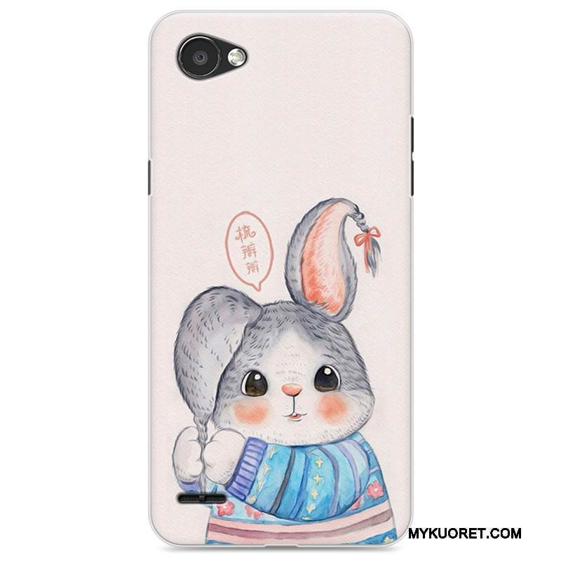 Kuori Lg Q6 Pehmeä Neste Sininen Trendi, Kotelo Lg Q6 Luova Puhelimen Kuoret Murtumaton