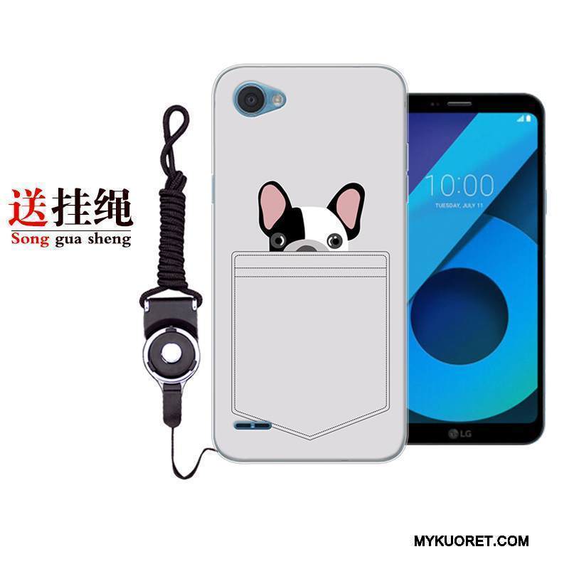 Kuori Lg Q6 Sarjakuva Ihana Murtumaton, Kotelo Lg Q6 Laukut Persoonallisuus Musta