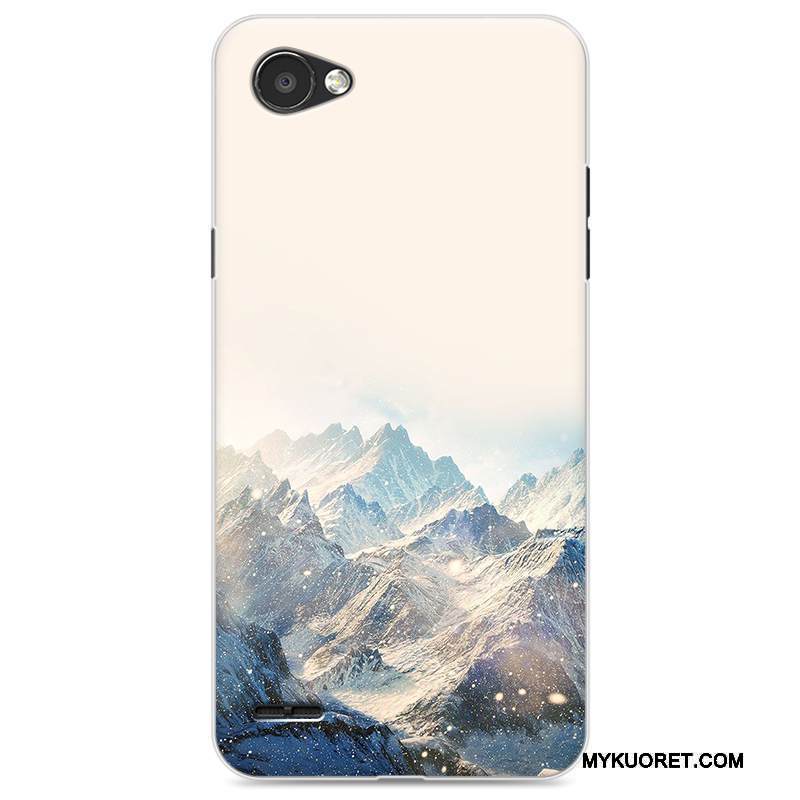 Kuori Lg Q6 Sarjakuva Puhelimen Kuoret Sininen, Kotelo Lg Q6 Laukut Murtumaton Ihana