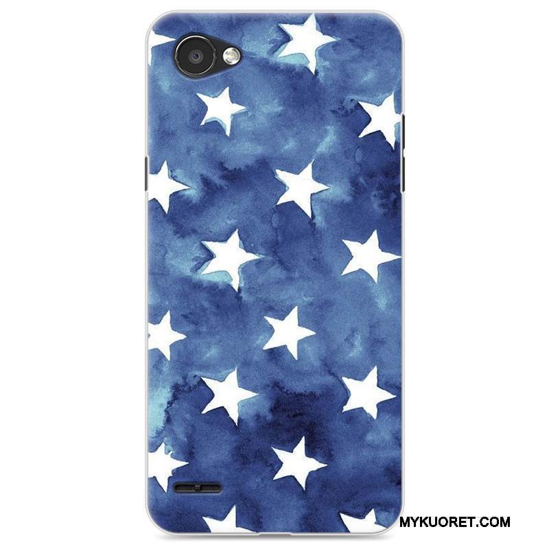 Kuori Lg Q6 Sarjakuva Puhelimen Kuoret Sininen, Kotelo Lg Q6 Laukut Murtumaton Ihana