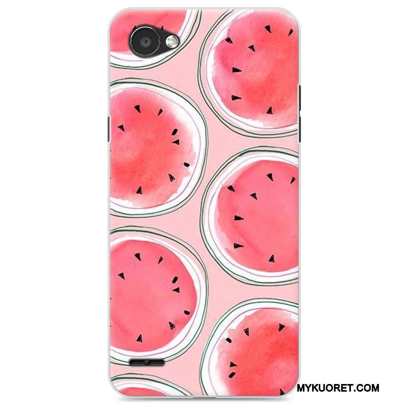 Kuori Lg Q6 Sarjakuva Puhelimen Kuoret Sininen, Kotelo Lg Q6 Laukut Murtumaton Ihana