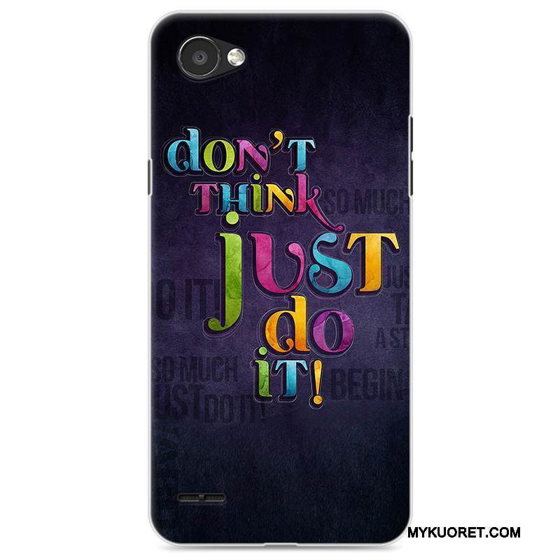 Kuori Lg Q6 Sarjakuva Puhelimen Kuoret Sininen, Kotelo Lg Q6 Laukut Murtumaton Ihana