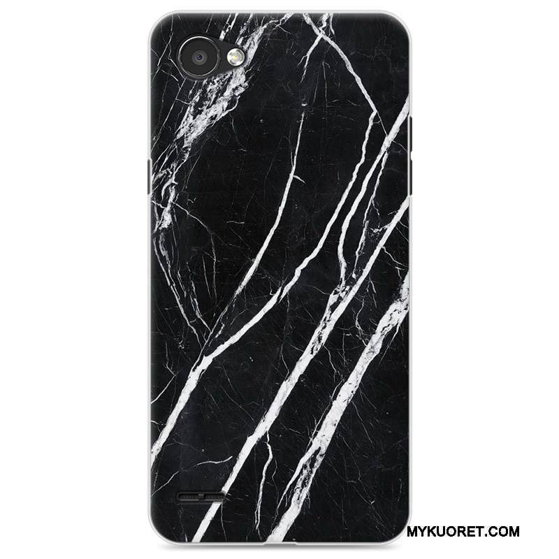 Kuori Lg Q6 Silikoni Puhelimen Kuoret Musta, Kotelo Lg Q6 Laukut Keltainen Persoonallisuus