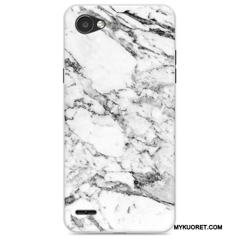 Kuori Lg Q6 Silikoni Puhelimen Kuoret Musta, Kotelo Lg Q6 Laukut Keltainen Persoonallisuus