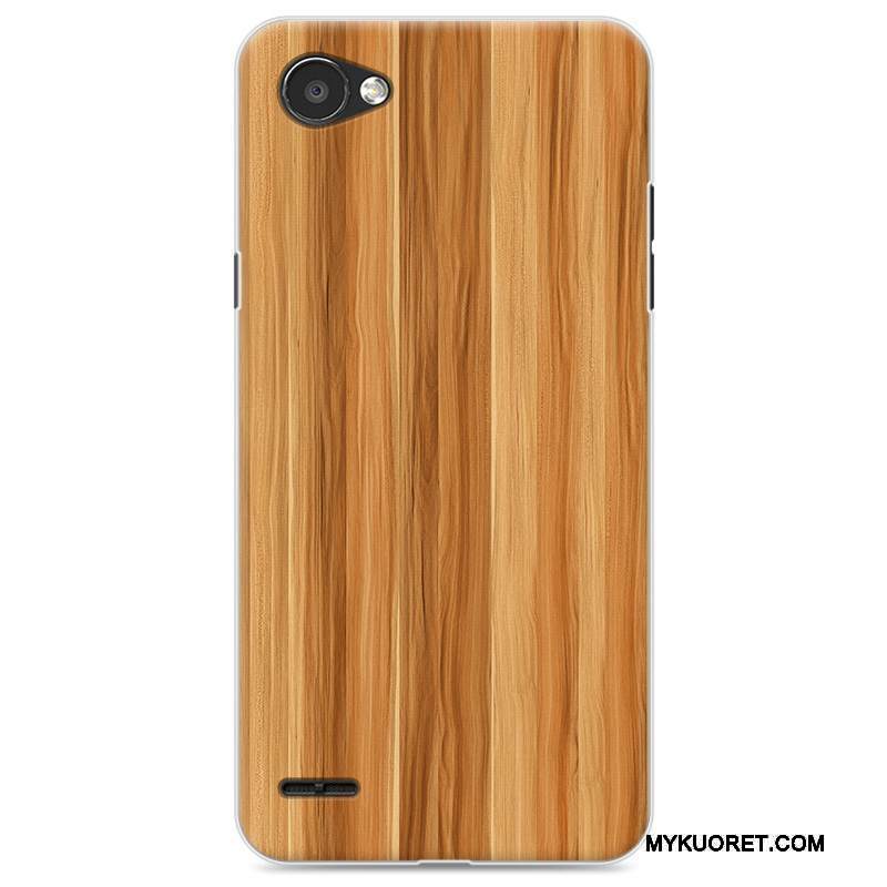 Kuori Lg Q6 Silikoni Puhelimen Kuoret Musta, Kotelo Lg Q6 Laukut Keltainen Persoonallisuus