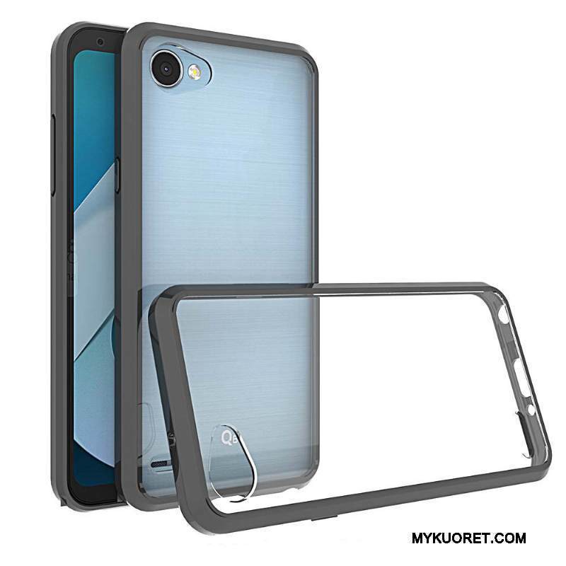 Kuori Lg Q6 Silikoni Puhelimen Kuoret Musta, Kotelo Lg Q6 Suojaus Kehys Eurooppa