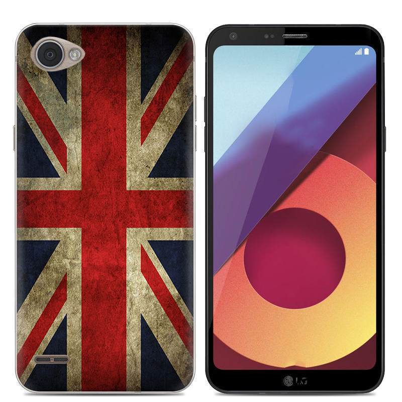 Kuori Lg Q6 Suojaus Murtumaton Puhelimen Kuoret, Kotelo Lg Q6 Luova Trendi Harmaa