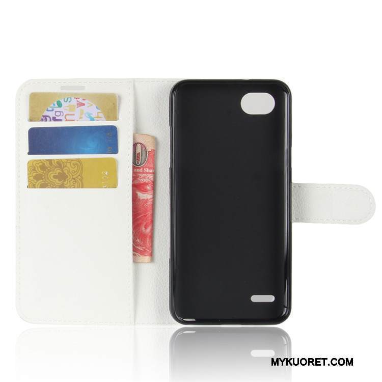 Kuori Lg Q6 Suojaus Murtumaton Violetti, Kotelo Lg Q6 Nahka