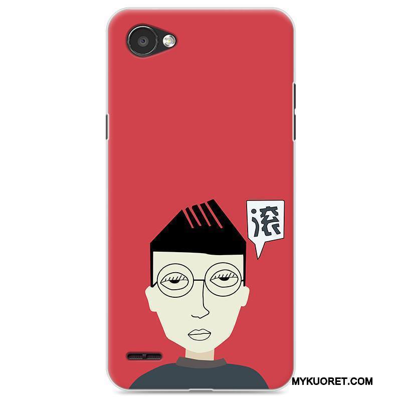 Kuori Lg Q6 Suojaus Persoonallisuus Trendi, Kotelo Lg Q6 Luova Punainen Puhelimen Kuoret