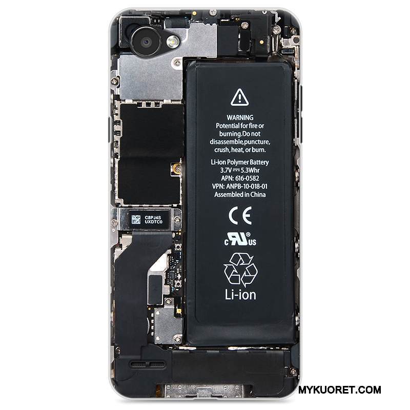 Kuori Lg Q6 Suojaus Persoonallisuus Trendi, Kotelo Lg Q6 Luova Punainen Puhelimen Kuoret