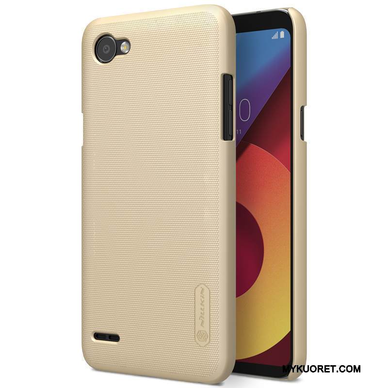 Kuori Lg Q6 Suojaus Pesty Suede Takakansi, Kotelo Lg Q6 Valkoinen Puhelimen Kuoret