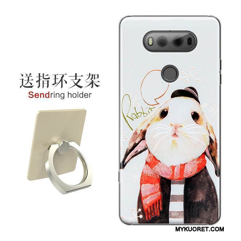 Kuori Lg V20 Kohokuviointi Kova Tuuli, Kotelo Lg V20 Suojaus Ulotteinen Punainen