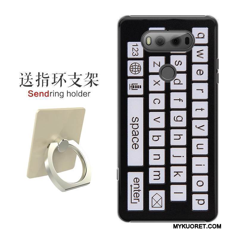 Kuori Lg V20 Kohokuviointi Kova Tuuli, Kotelo Lg V20 Suojaus Ulotteinen Punainen