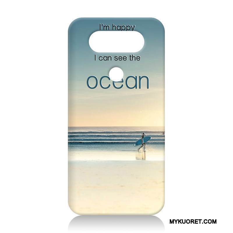 Kuori Lg V20 Laukut Persoonallisuus Puhelimen Kuoret, Kotelo Lg V20 Suojaus Trendi Sininen