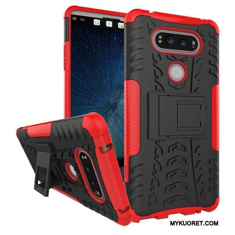 Kuori Lg V20 Laukut Persoonallisuus Puhelimen Kuoret, Kotelo Lg V20 Tuki Murtumaton Vihreä