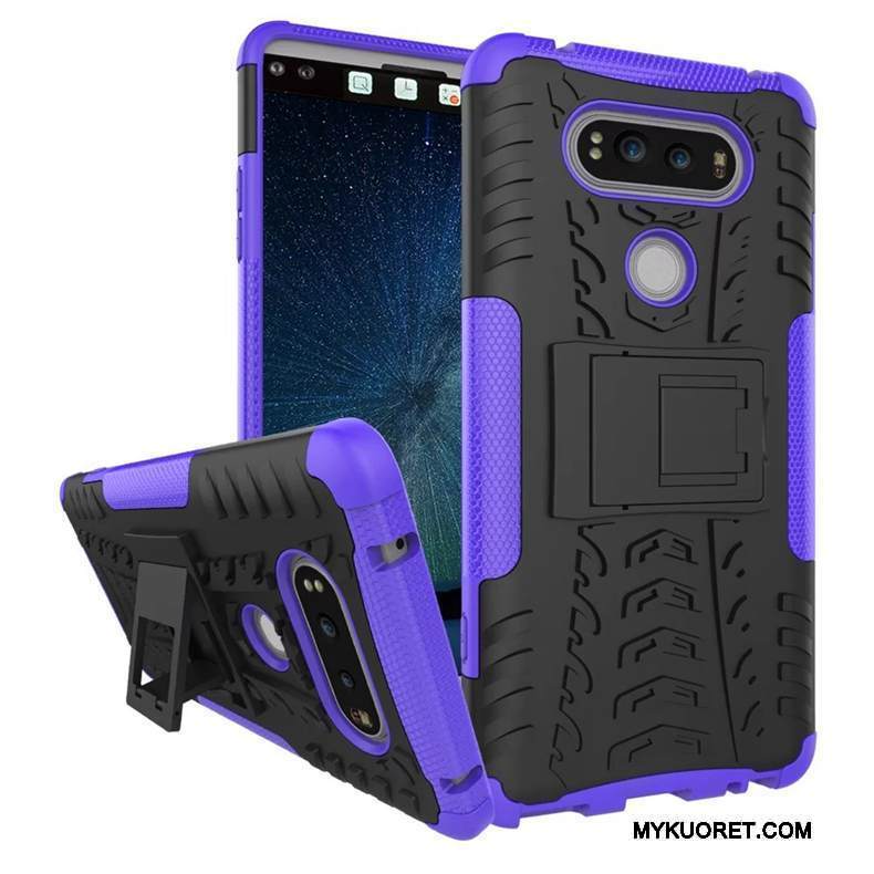 Kuori Lg V20 Laukut Persoonallisuus Puhelimen Kuoret, Kotelo Lg V20 Tuki Murtumaton Vihreä