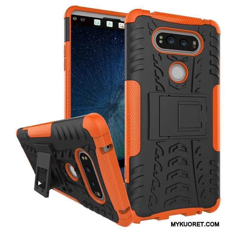 Kuori Lg V20 Laukut Persoonallisuus Puhelimen Kuoret, Kotelo Lg V20 Tuki Murtumaton Vihreä