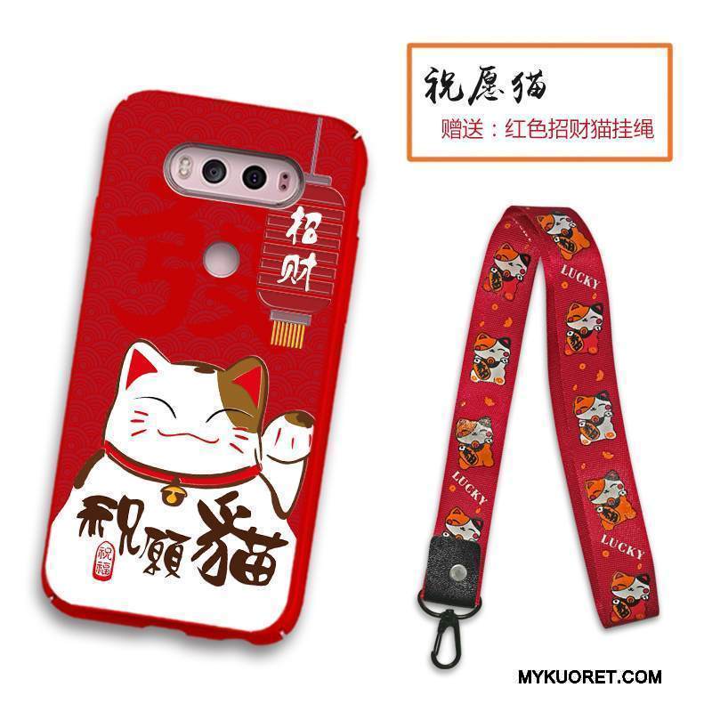 Kuori Lg V20 Laukut Puhelimen Kuoret Kova, Kotelo Lg V20 Suojaus Murtumaton Pesty Suede