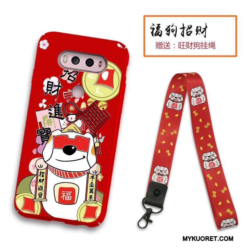 Kuori Lg V20 Laukut Puhelimen Kuoret Kova, Kotelo Lg V20 Suojaus Murtumaton Pesty Suede