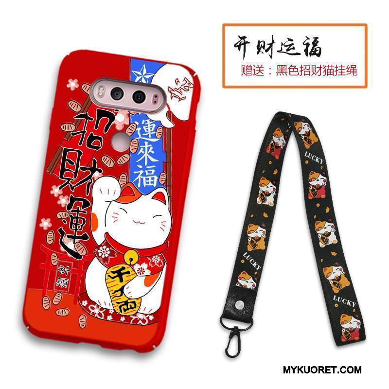 Kuori Lg V20 Laukut Puhelimen Kuoret Kova, Kotelo Lg V20 Suojaus Murtumaton Pesty Suede