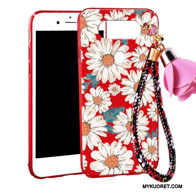 Kuori Lg V20 Laukut Ripustettavat Koristeet Kova, Kotelo Lg V20 Suojaus Punainen Murtumaton