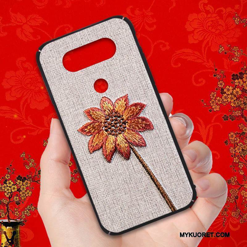 Kuori Lg V20 Luova Persoonallisuus Puhelimen Kuoret, Kotelo Lg V20 Laukut Punainen Murtumaton