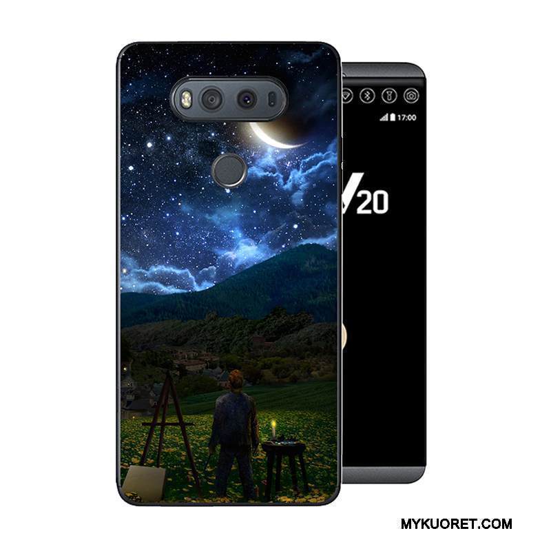 Kuori Lg V20 Maalaus Uusi Harmaa, Kotelo Lg V20 Pehmeä Neste Puhelimen Kuoret Murtumaton