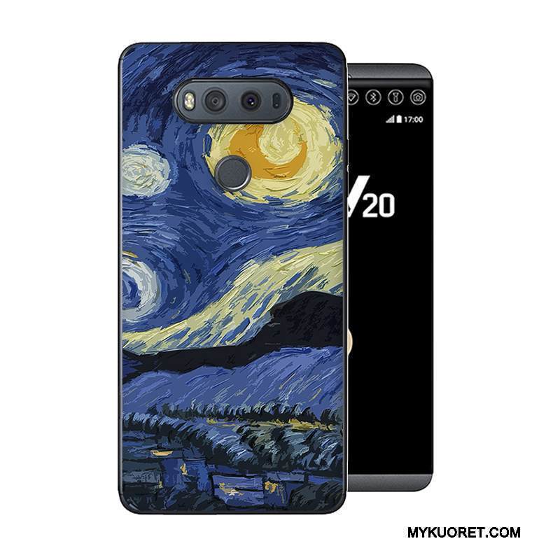 Kuori Lg V20 Maalaus Uusi Harmaa, Kotelo Lg V20 Pehmeä Neste Puhelimen Kuoret Murtumaton