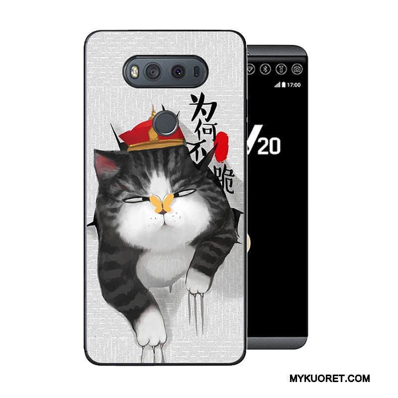 Kuori Lg V20 Maalaus Uusi Harmaa, Kotelo Lg V20 Pehmeä Neste Puhelimen Kuoret Murtumaton