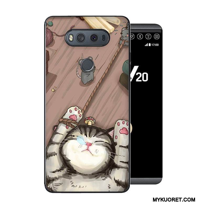 Kuori Lg V20 Maalaus Uusi Harmaa, Kotelo Lg V20 Pehmeä Neste Puhelimen Kuoret Murtumaton