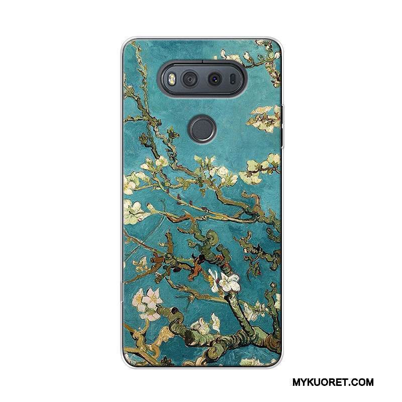 Kuori Lg V20 Monivärinen Trendi Öljyvärimaalaus, Kotelo Lg V20 Laukut Muokata Tähtitaivas