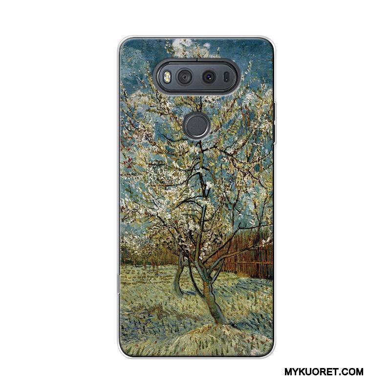 Kuori Lg V20 Monivärinen Trendi Öljyvärimaalaus, Kotelo Lg V20 Laukut Muokata Tähtitaivas