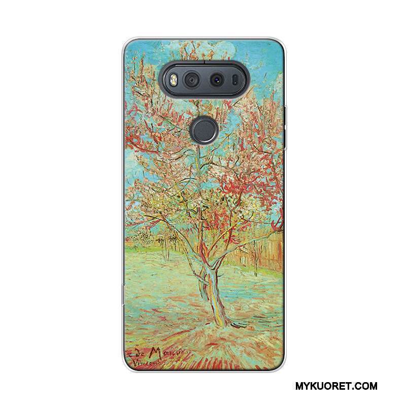 Kuori Lg V20 Monivärinen Trendi Öljyvärimaalaus, Kotelo Lg V20 Laukut Muokata Tähtitaivas