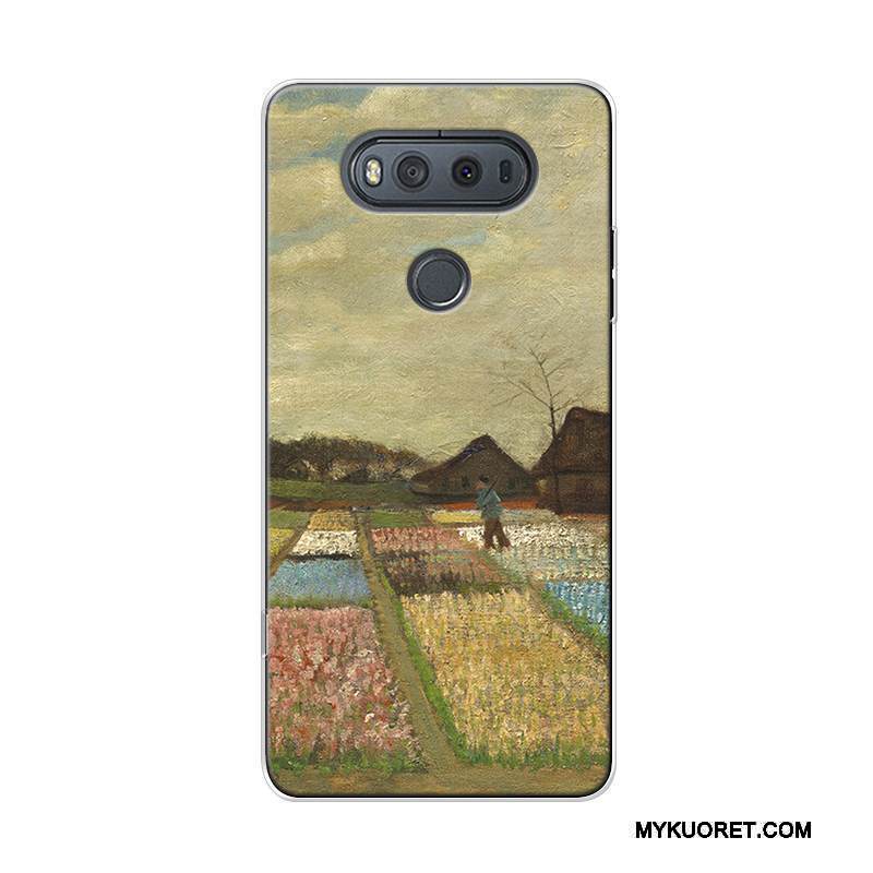 Kuori Lg V20 Monivärinen Trendi Öljyvärimaalaus, Kotelo Lg V20 Laukut Muokata Tähtitaivas